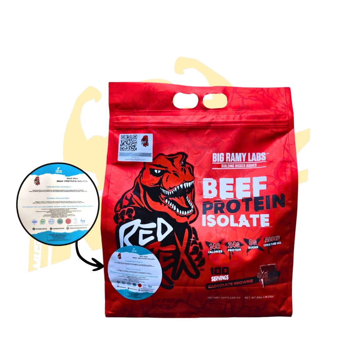 RED REX 100% BEEF PROTEIN ISOLATE 8 lbs