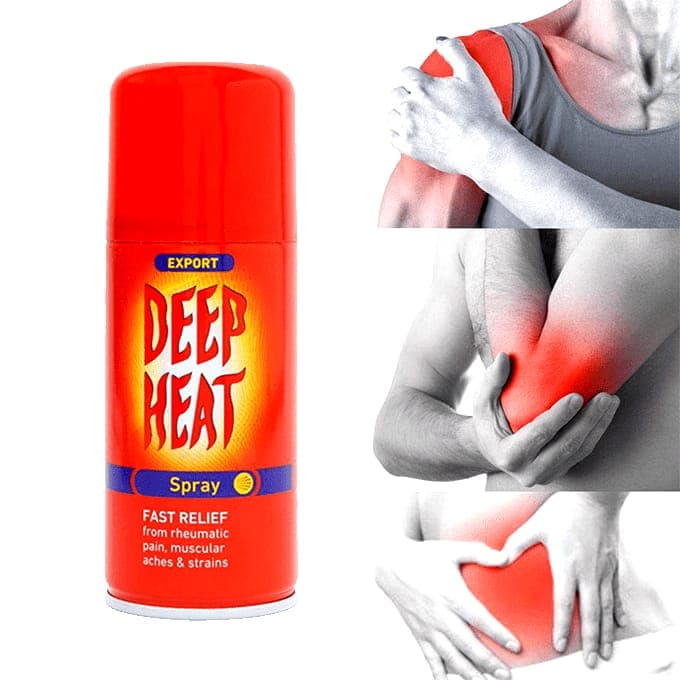 Spray de Soulagement Rapide Deep Heat - Douleurs Musculaires et Articulaires