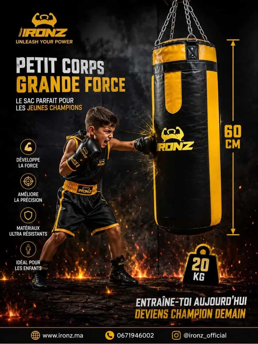 Sac de boxe - IRONZ - 60 cm