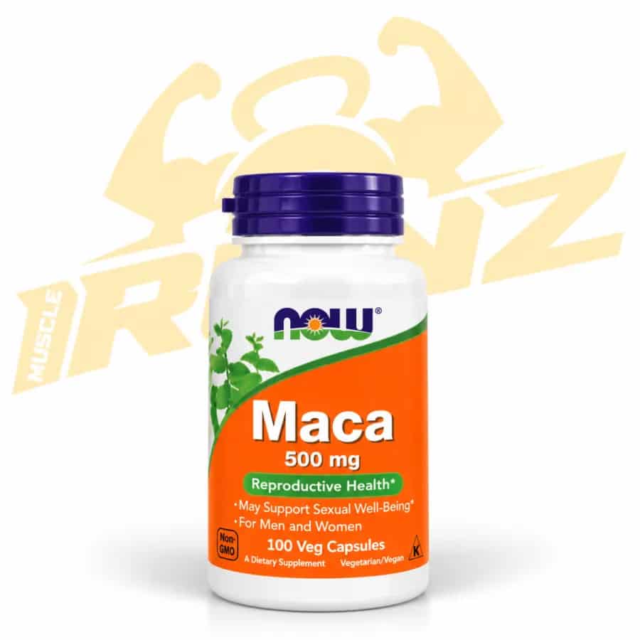 NOW Maca 500 mg – 100 Veg Capsules
