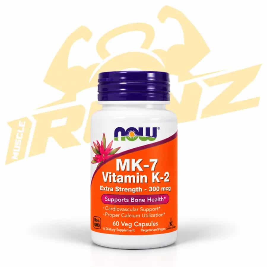 NOW MK-7 Vitamin K-2 300 mcg – 60 Veg Capsules