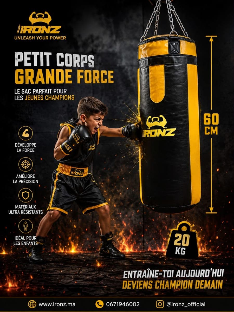 Sac de boxe - IRONZ - 60 cm